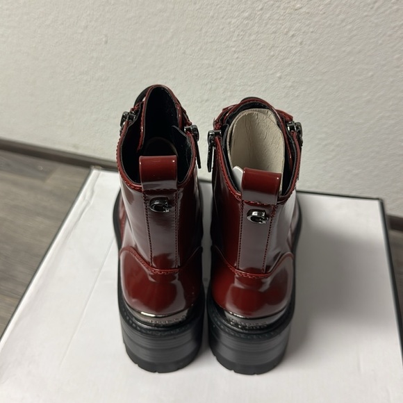 GUESS Fearne Combat Boot in Red - Picture 6 of 6